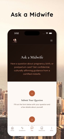 Black Birth Connect app screenshot