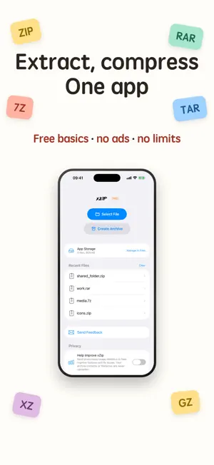 xZip screenshot 1