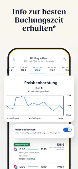 Screenshot von Expedia: Reise, Hotel, Flug auf dem iPhone 2