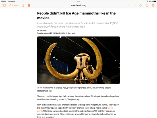 Den for RSS iPad screenshot 5 - News app