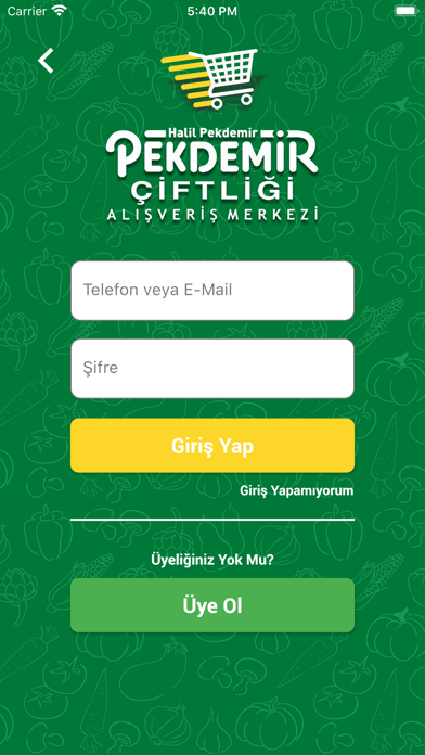 Pekdemir Online Market Screenshot