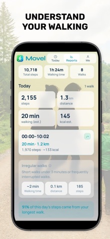 MOVEL – Walking & Step Tracker screenshot 3