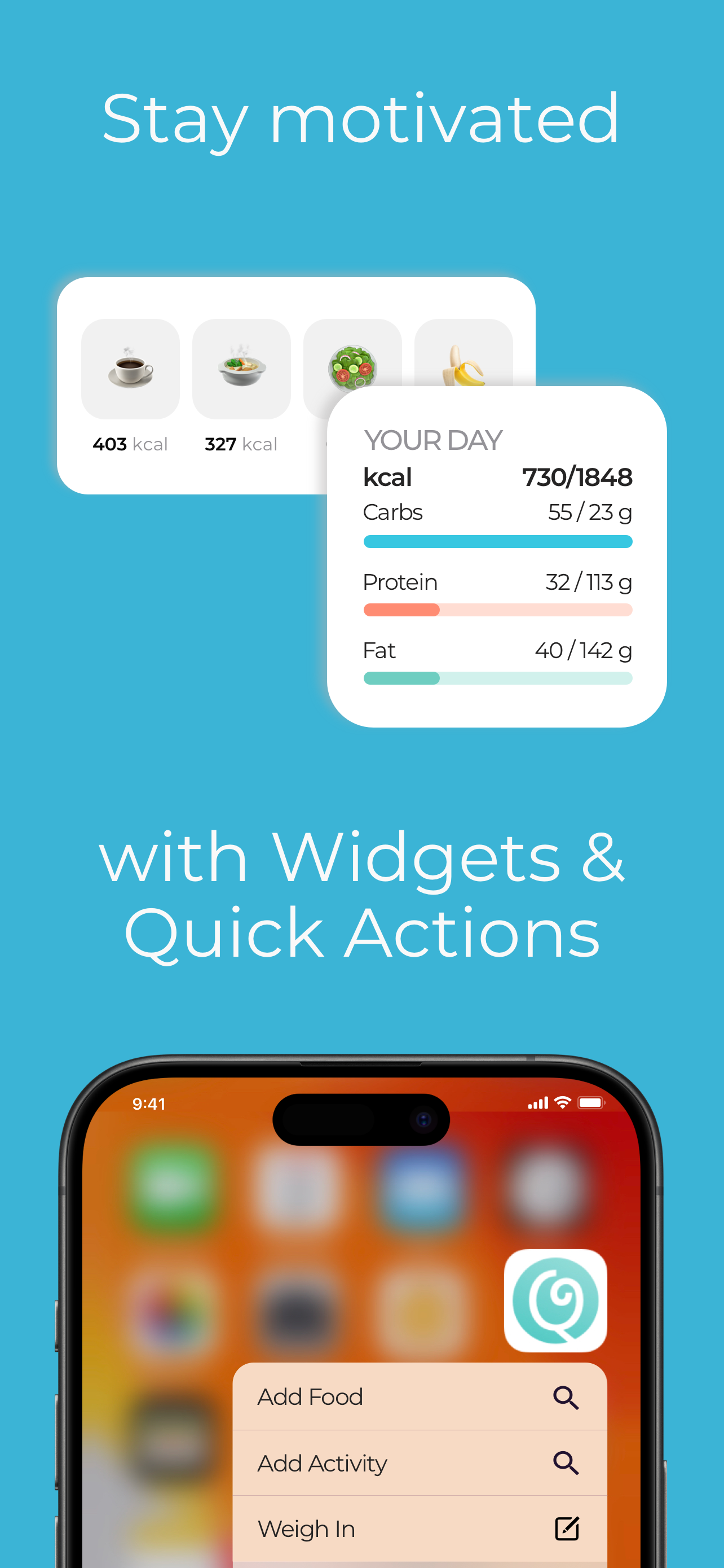 Calorie Food Counter Quantlife screenshot 8