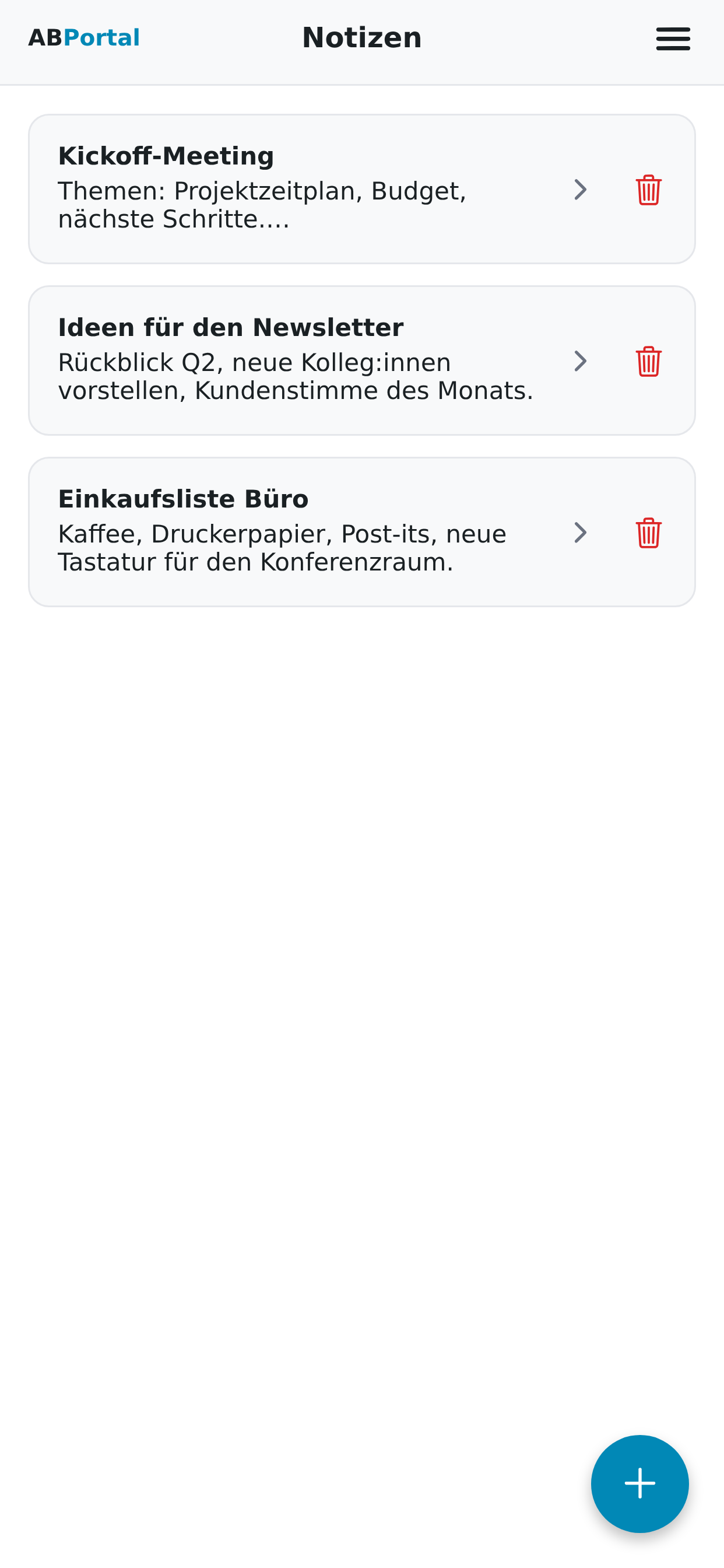 ABPortal screenshot 2