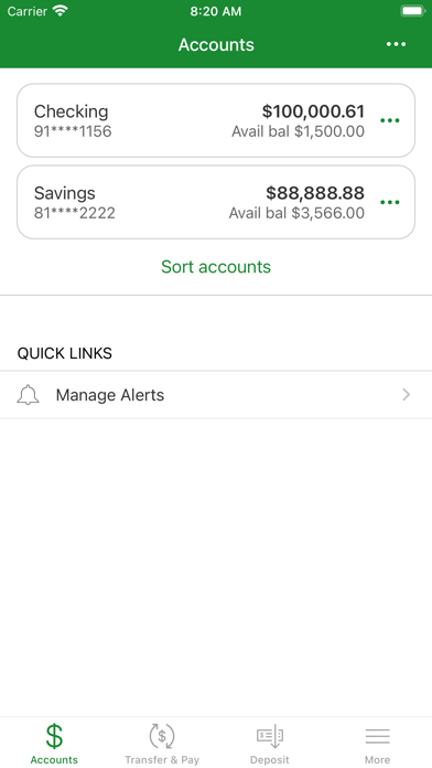 CBI Federal Credit Union Screenshot