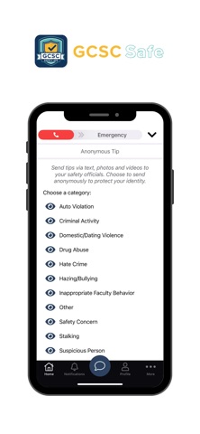 GCSC Safe iPhone screenshot
