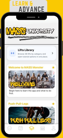 MASS Monster: Workout Planner screenshot