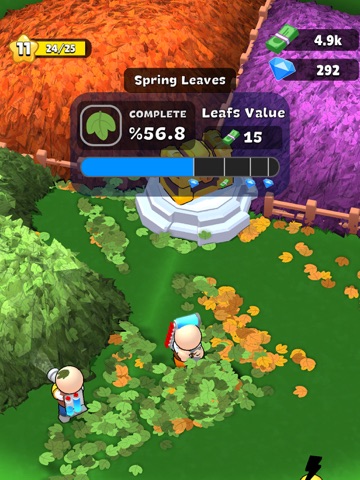 Leaf Blow 3D iPad screenshot