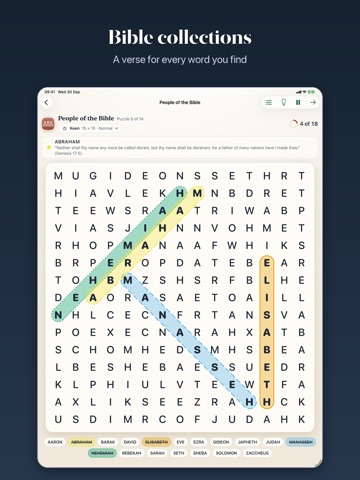 Word Search: Calm Puzzles iPad screenshot