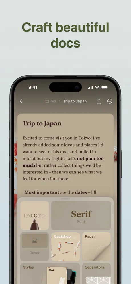 Craft: Notes, Documents, AI screenshot 4 of 6