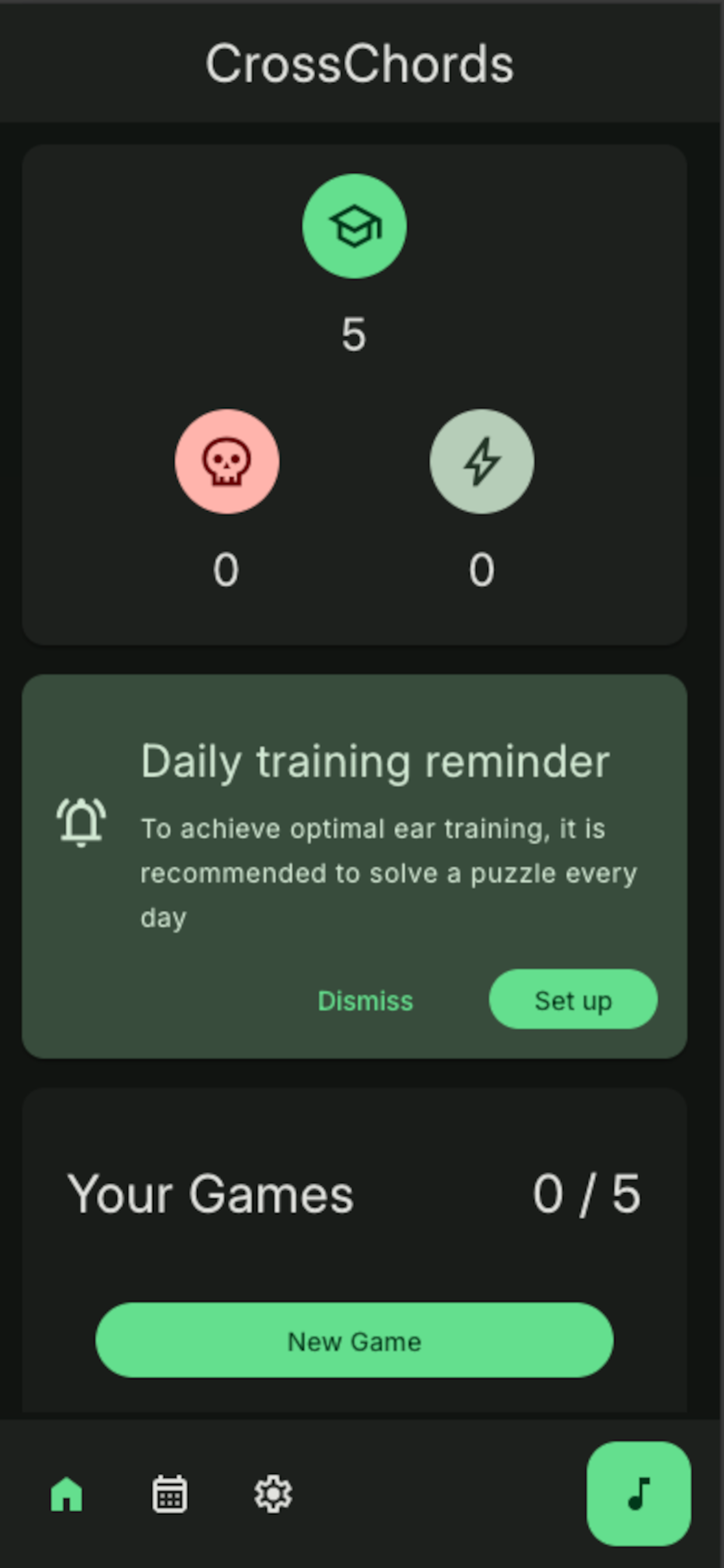 CrossChords - Ear Trainer screenshot 3