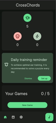 CrossChords - Ear Trainer screenshot