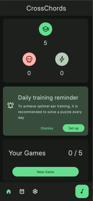 CrossChords - Ear Trainer Screenshot 3 of 3
