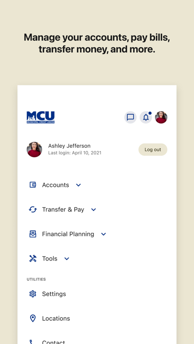NYMCU Mobile Banking iPhone screenshot 5 - Finance app