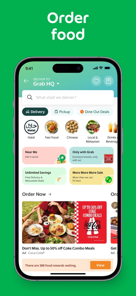 Grab: Taxi Ride, Food Delivery - Effortless Food Delivery