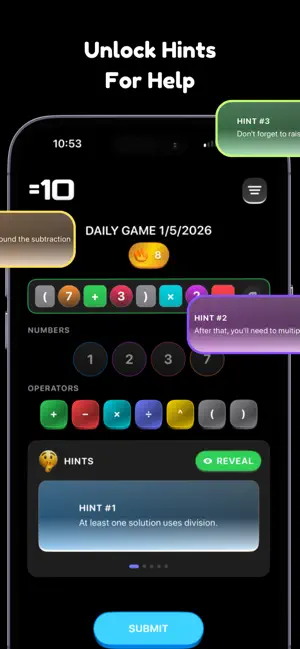 10: Daily Math Puzzle screenshot 3