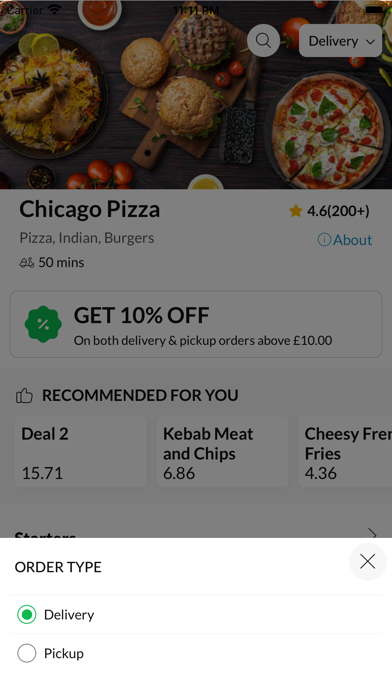 Chicago Pizza. Screenshot