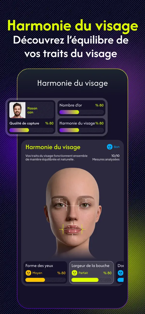 Screenshot #3 pour Face Yourself: Beauty Scanner