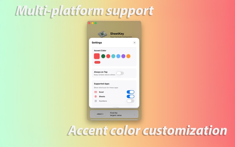 #2. SheetKey (macOS) Ved: Marco Torres