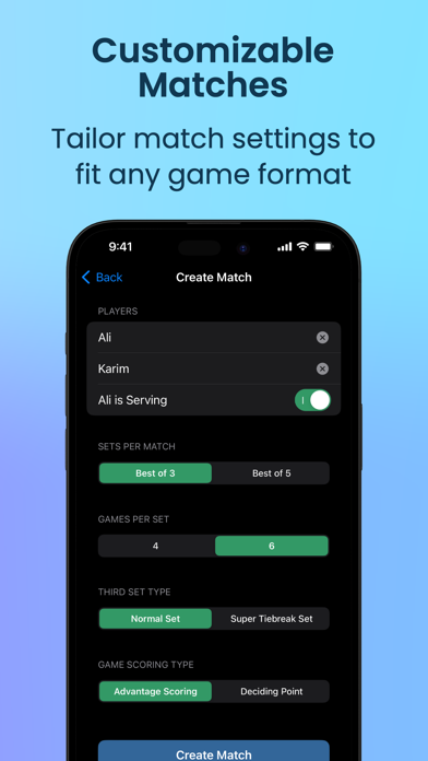 IN: Tennis Score Master Screenshot