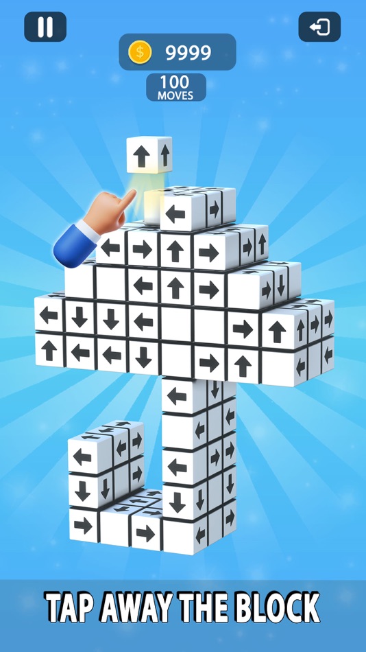 #1. Tap Away 3D Block Puzzle Fun (iOS) 由: Qaisar Rehman
