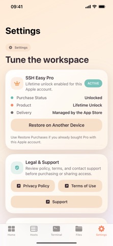 SSH Easy screenshot