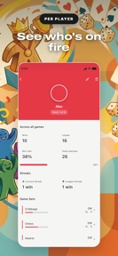 Tabletop Game Score Tracker screenshot