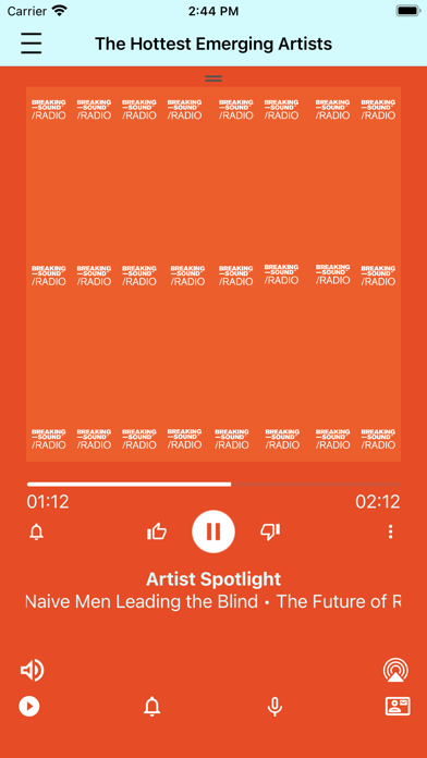 Breaking Sound Radio Screenshot