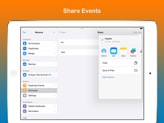 Remove Duplicate Contacts + iPad screenshot 6 - Business app