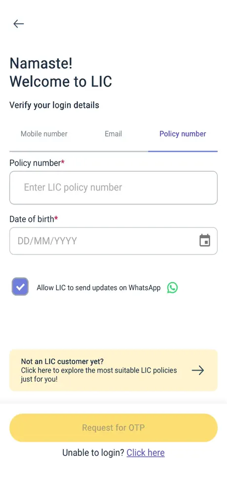 My LIC screenshot 4