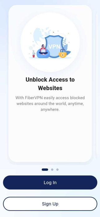 FiberVPN Screenshot 1 of 7