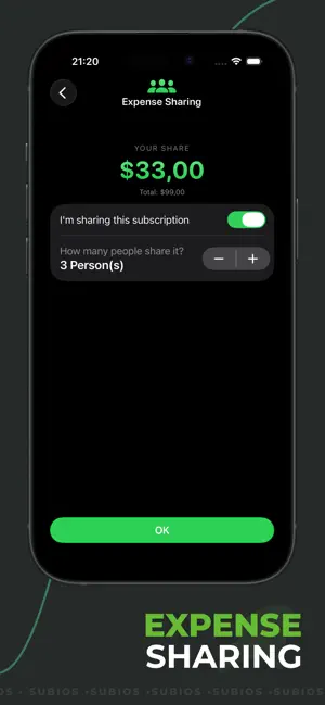 Subios: Subscription Tracker screenshot 3