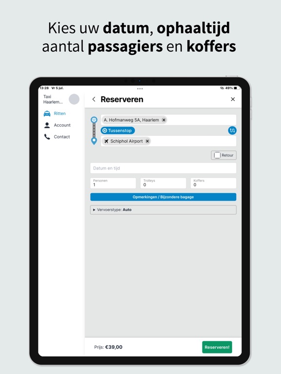 Screenshot #6 pour Taxi Haarlem Service