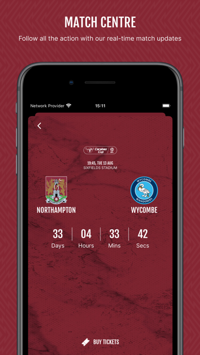 Northampton Town FC Screenshot
