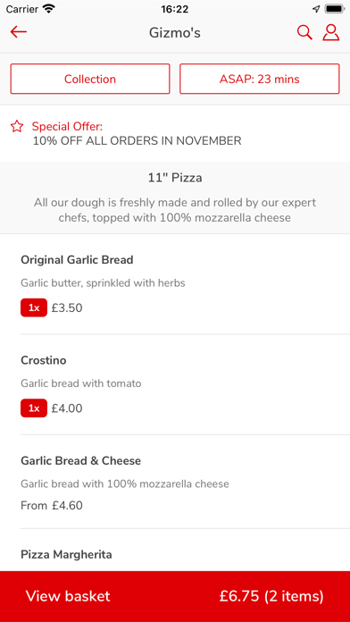 Gizmo's Eats Screenshot