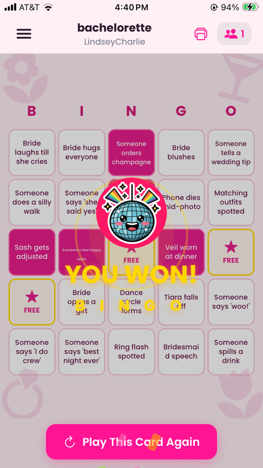 #3. Bingo Boogie (iOS) By: LINDSEY CHARLIE BERNDT