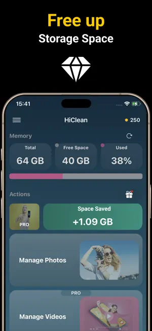 HiClean Photo Video Cleaner screenshot 1