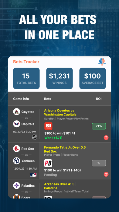AI Sports Betting : BetSmartAI Screenshot