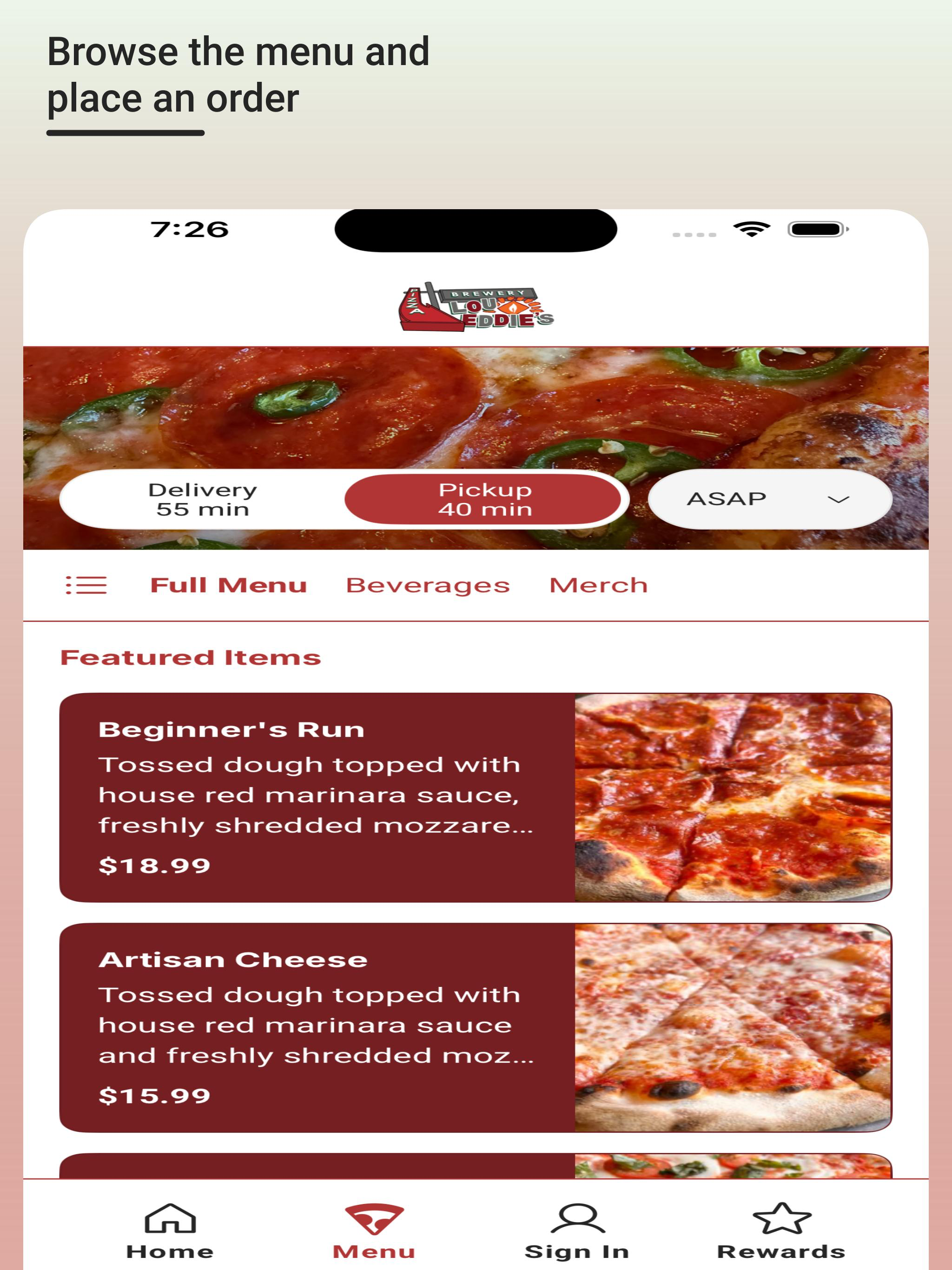 LouEddies Pizza screenshot 5