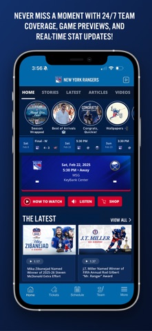 New York Rangers Official App screenshot