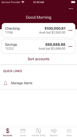 Hingham Savings Personal Screenshot