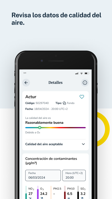 ICA Índice de Calidad del Aire Screenshot