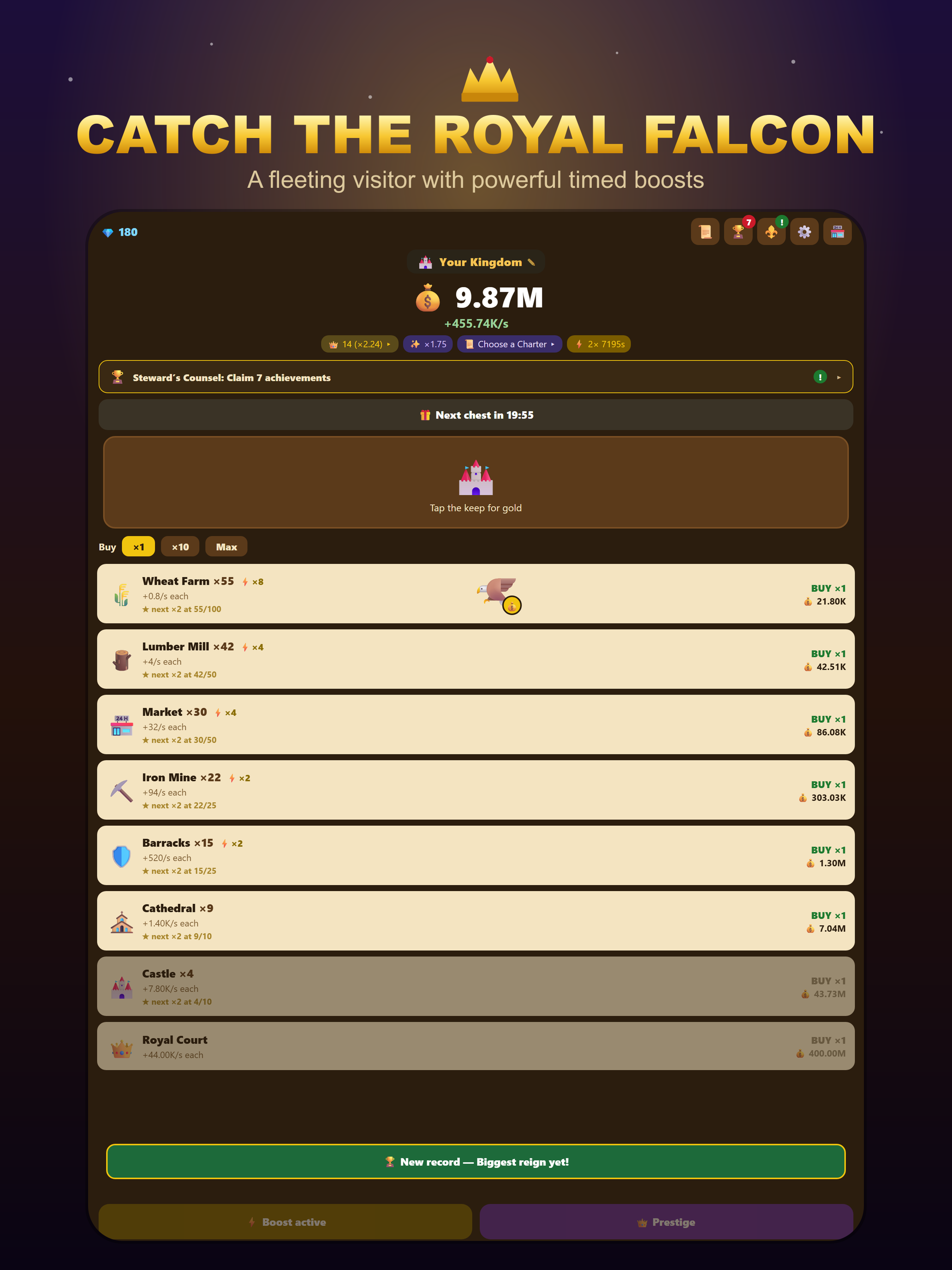 Idle Medieval Kingdom Builder