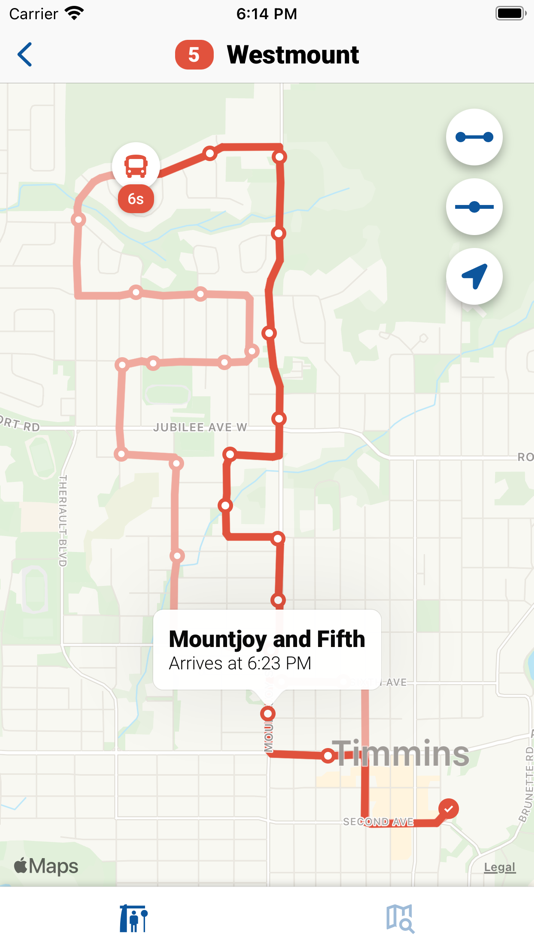 #2. Timmins Transit (iOS) 由: Logan Pytyl