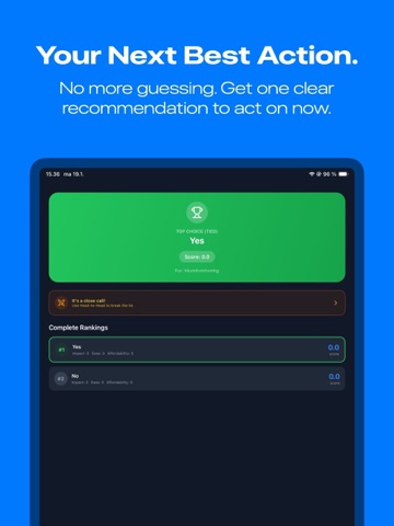 Decision Maker: Decisions iPad screenshot