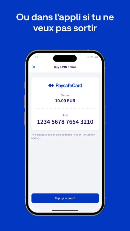 Captura 4 de 6 de PaysafeCard–Prepaid-Zahlungen