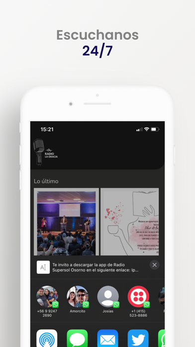 Radio la Gracia de Dios Screenshot