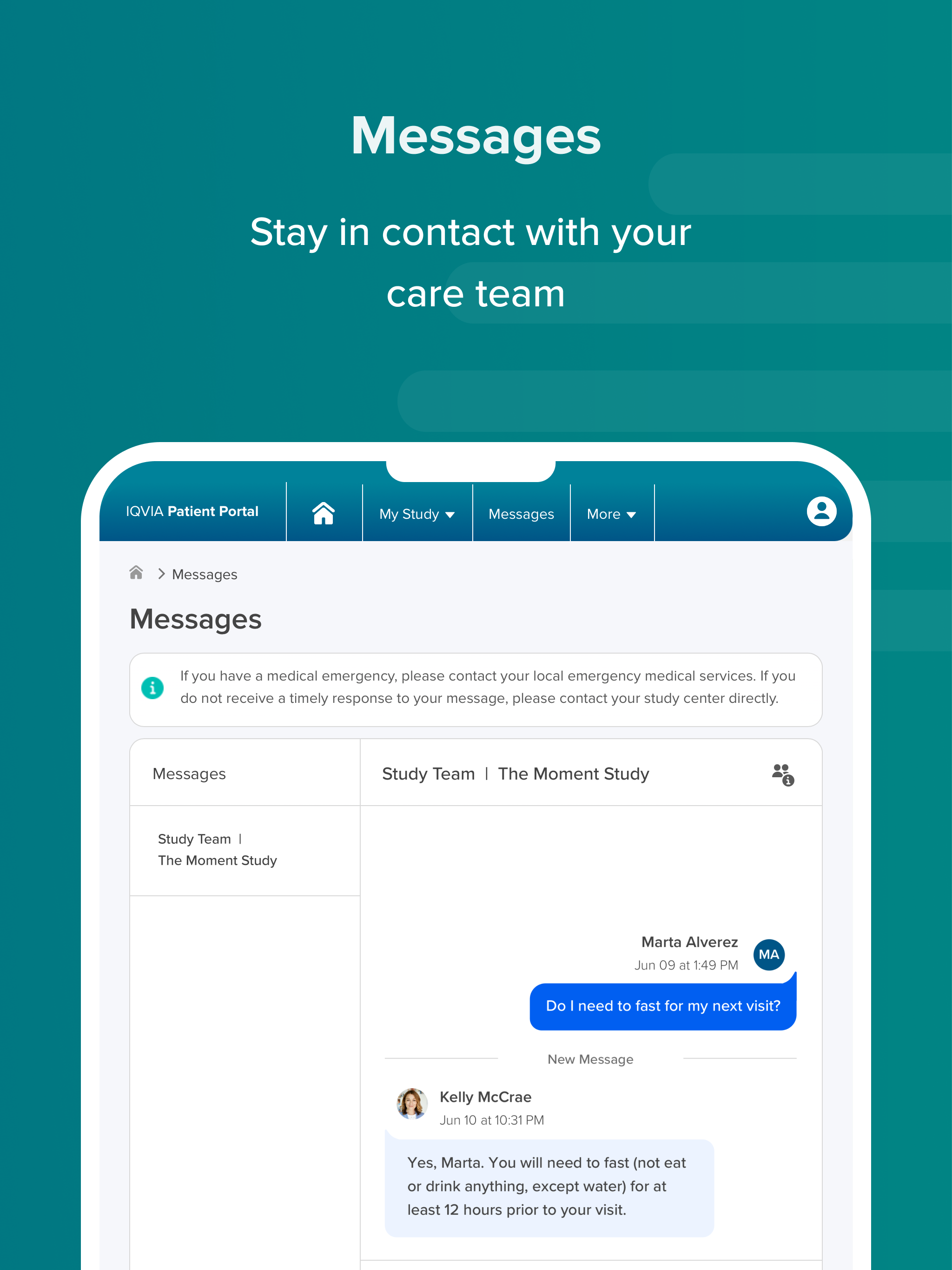 IQVIA Patient Portal