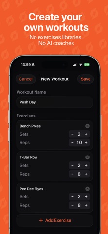 Splitt - Workout & Gym Tracker screenshot