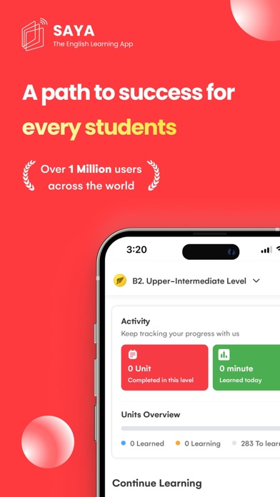 SAYA: The English Learning App Screenshot